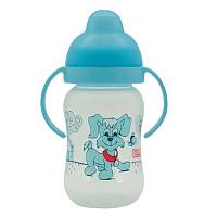 Поильник-непроливайка с твердым носиком "Веселые животные", от 6 мес., 250 мл., полипропилен